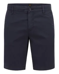 HUGO BOSS Bermuda mit Stretchanteil, Slim Fit Blau