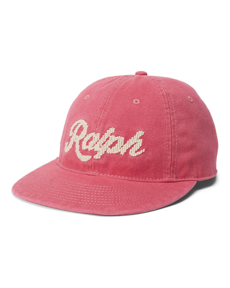 Ralph Lauren Cap aus Baumwolle mit gesticktem Label-Schriftzug in Rot