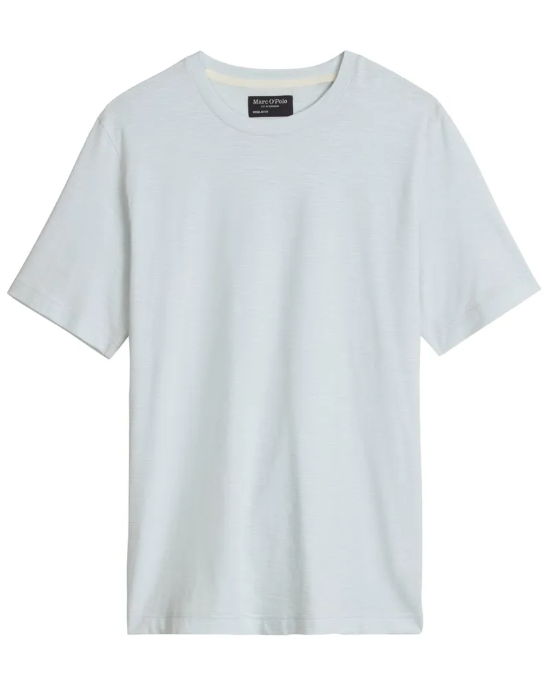 Marc O'Polo T-Shirt aus Baumwolle mit Ringelstreifen, Regular Fit in Hellblau