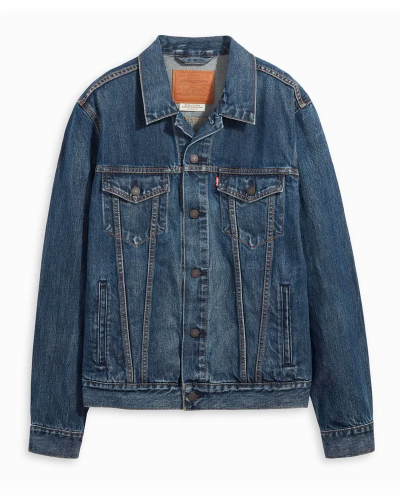 Levi's Jeansjacke Trucker mit Label-Fähnchen in Denim