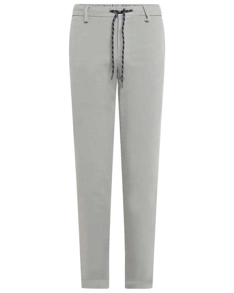 Alberto Chino mit Stretchanteil und TENCEL™, Slim Fit in Grau