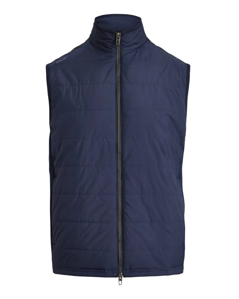 Ralph Lauren Leichte RLX-Weste im Materialmix mit Logo-Emblem in Marine