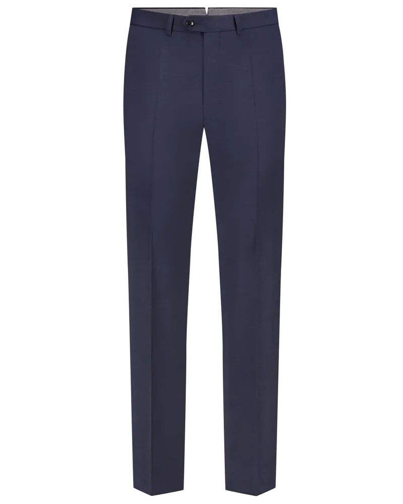 Dressler Baukastenhose aus Schurwolle, Regular Fit in Marine
