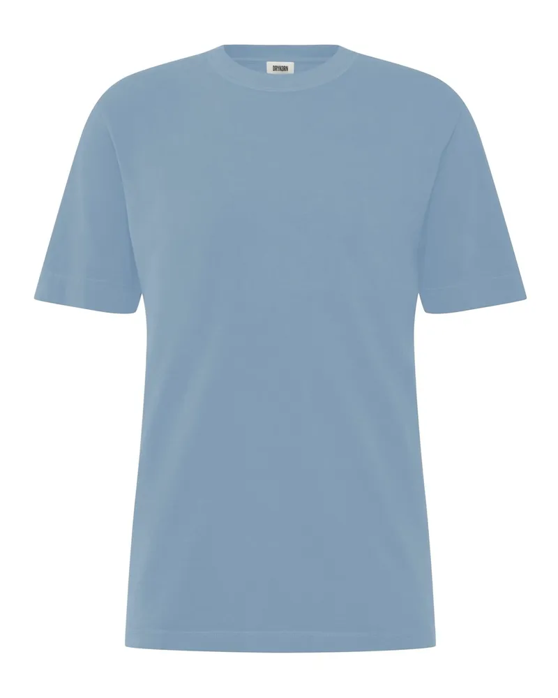 Drykorn Softes T-Shirt in Jersey-Qualität in Blau