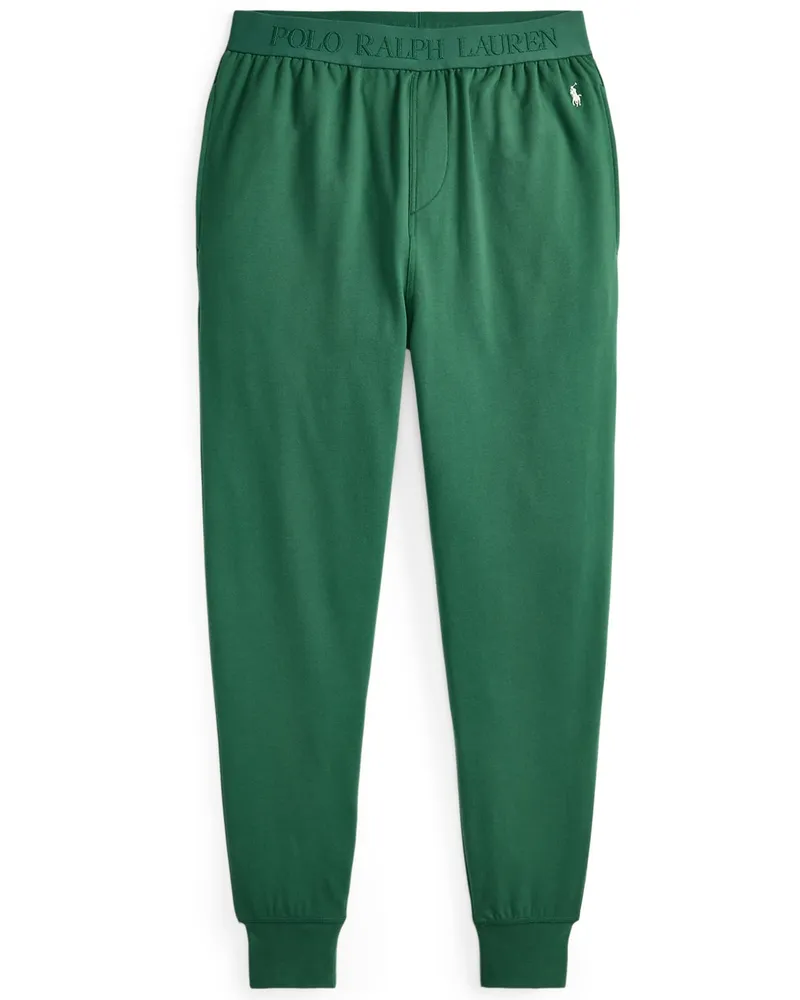 Ralph Lauren Lounge-Hose aus Baumwoll-Jersey mit Stretch in Grün