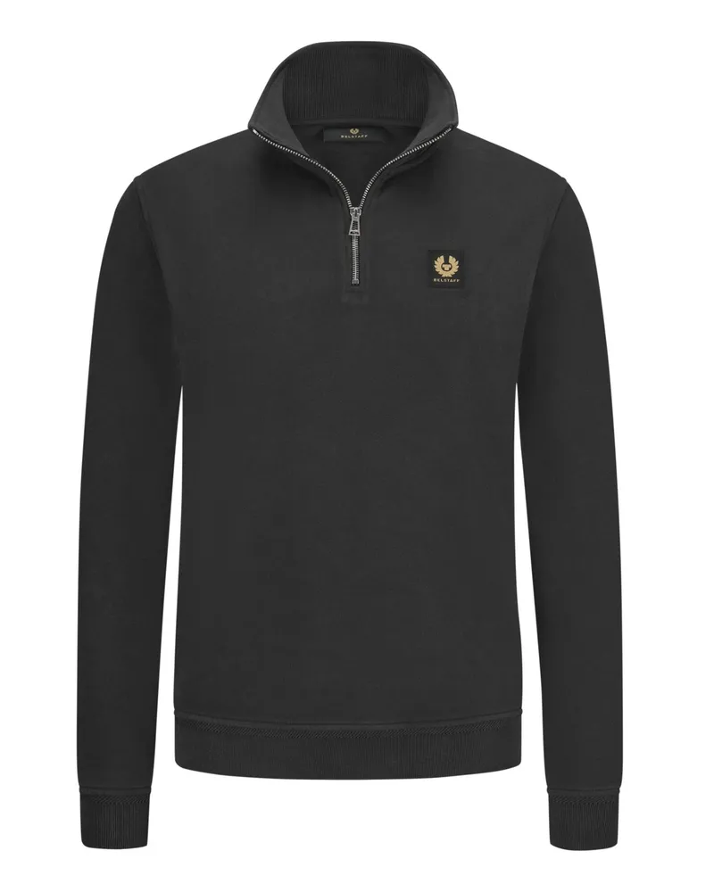 Belstaff Sweat-Troyer aus Baumwolle mit Logo-Aufnäher in Schwarz