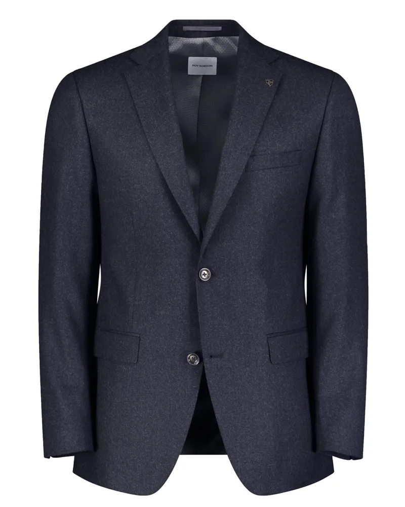 Roy Robson Anzugsakko in Flanell-Qualität aus Super 120 Schurwolle, Regular Fit in Marine