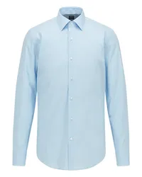 HUGO BOSS Hemd mit Stretchanteil, Slim Fit Hellblau