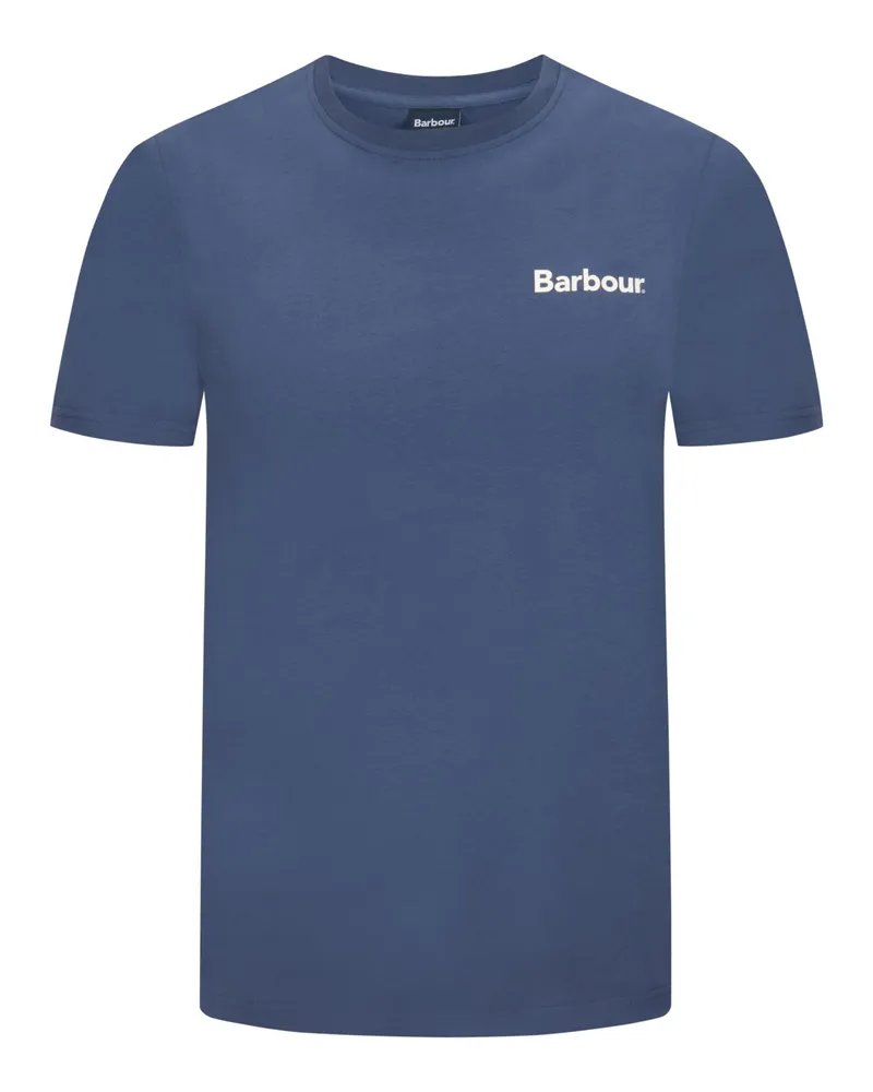 Barbour T-Shirt Camber mit Rücken-Print, Tailored Fit in Marine