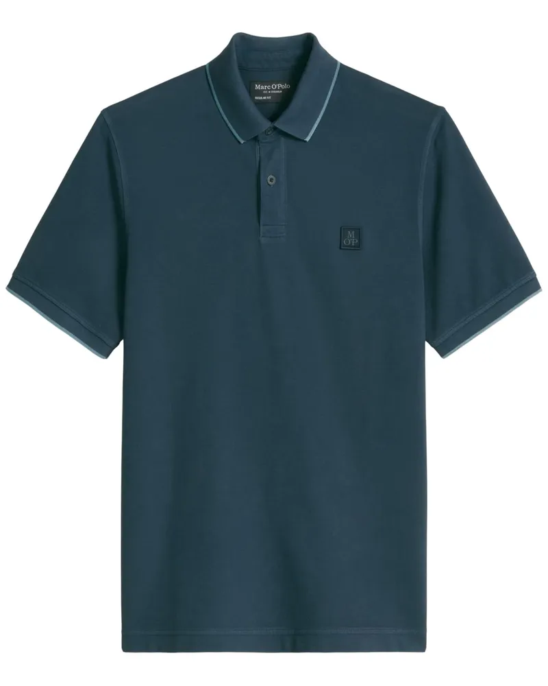 Marc O'Polo Piqué-Poloshirt aus aus Bio-Baumwolle, Regular Fit in Marine