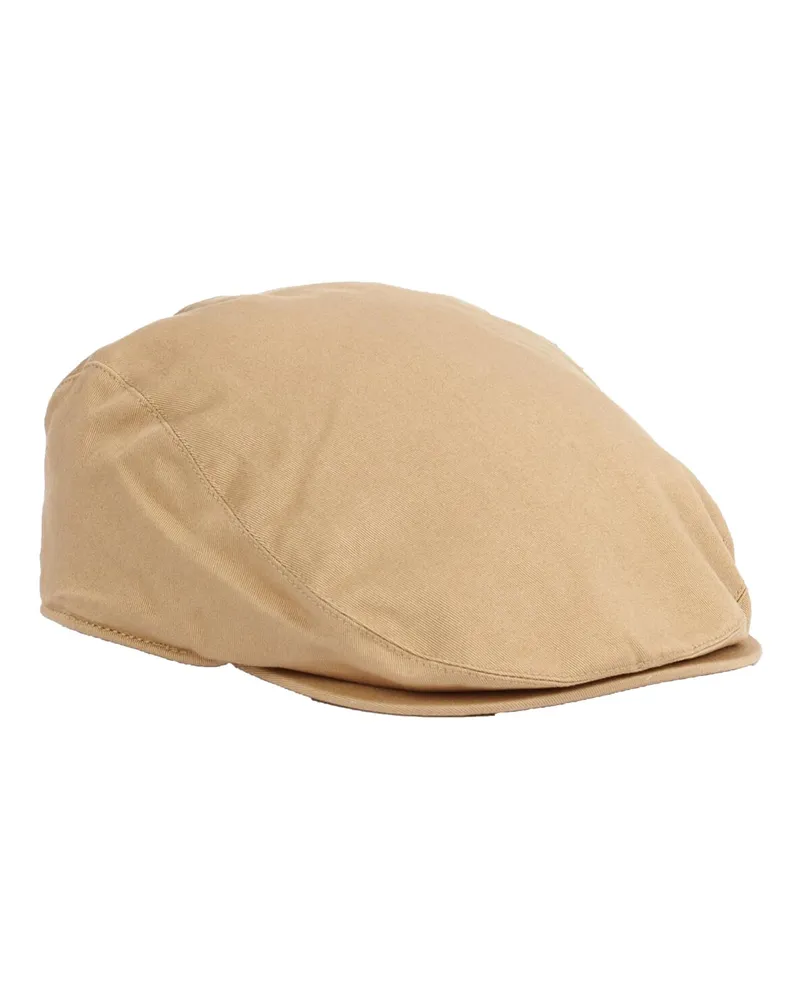 Barbour Schiebermütze aus Baumwolle mit Label-Aufnäher in Beige
