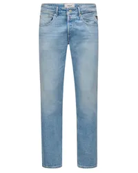 Replay Helle Jeans Willbi in Washed-Optik, Regular Slim Fit Hellblau