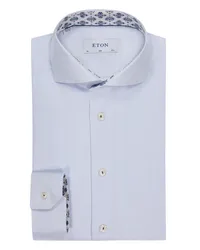 Eton Hemd mit Lyocell- und Stretchanteil, Slim Fit Hellblau