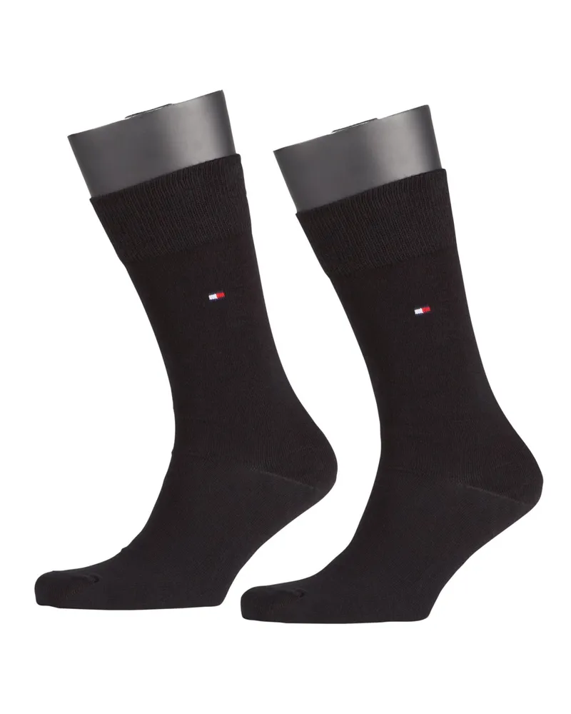 Tommy Hilfiger Doppelpack-Socken in Schwarz