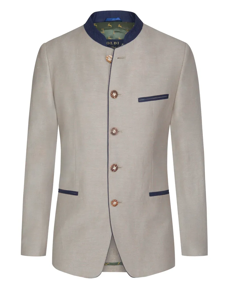 Poldi Heller Janker im Leinenmix in Schilf