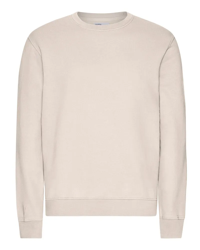 COLORFUL STANDARD Sweatshirt aus Bio-Baumwolle in Washed-Optik in Sand