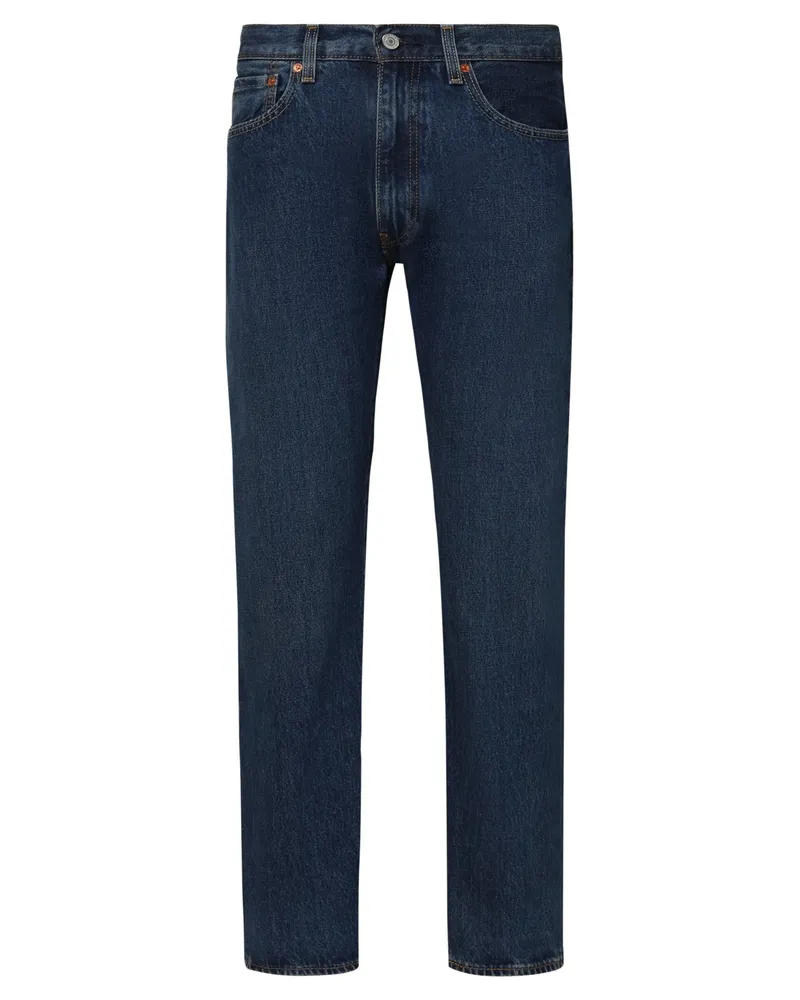 Levi's Raw Jeans 555. Relaxed Straight Fit in Schwarzblau