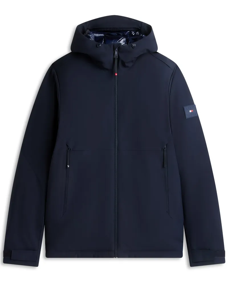 Tommy Hilfiger Wetterfeste Jacke mit synthetischer Daunenfüllung, Regular Fit in Marine