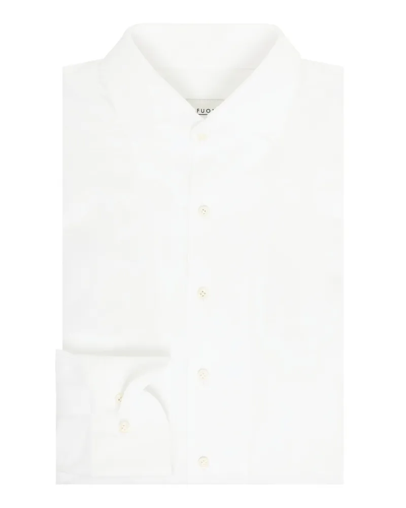 Profuomo Businesshemd aus Baumwolle in Weiß