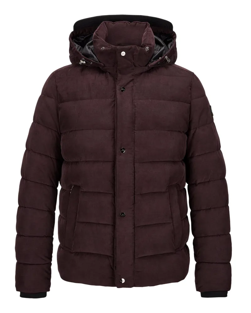 Milestone Feincord-Steppjacke MSEric mit Sorona®-Isolation in Dunkelrot