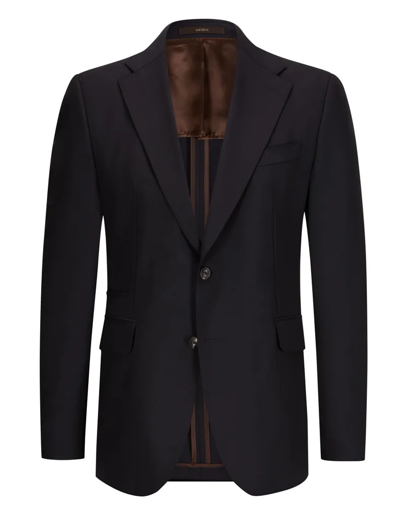 windsor. Sakko Sono im Schurwollgemisch, Shaped Fit in Marine