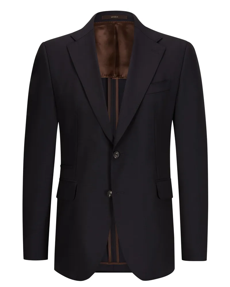 windsor. Sakko Sono im Schurwollgemisch, Shaped Fit in Marine