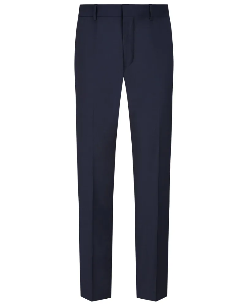 Tiger of Sweden Anzughose Tenutas aus einem Wollgemisch, Slim Fit in Mittelblau
