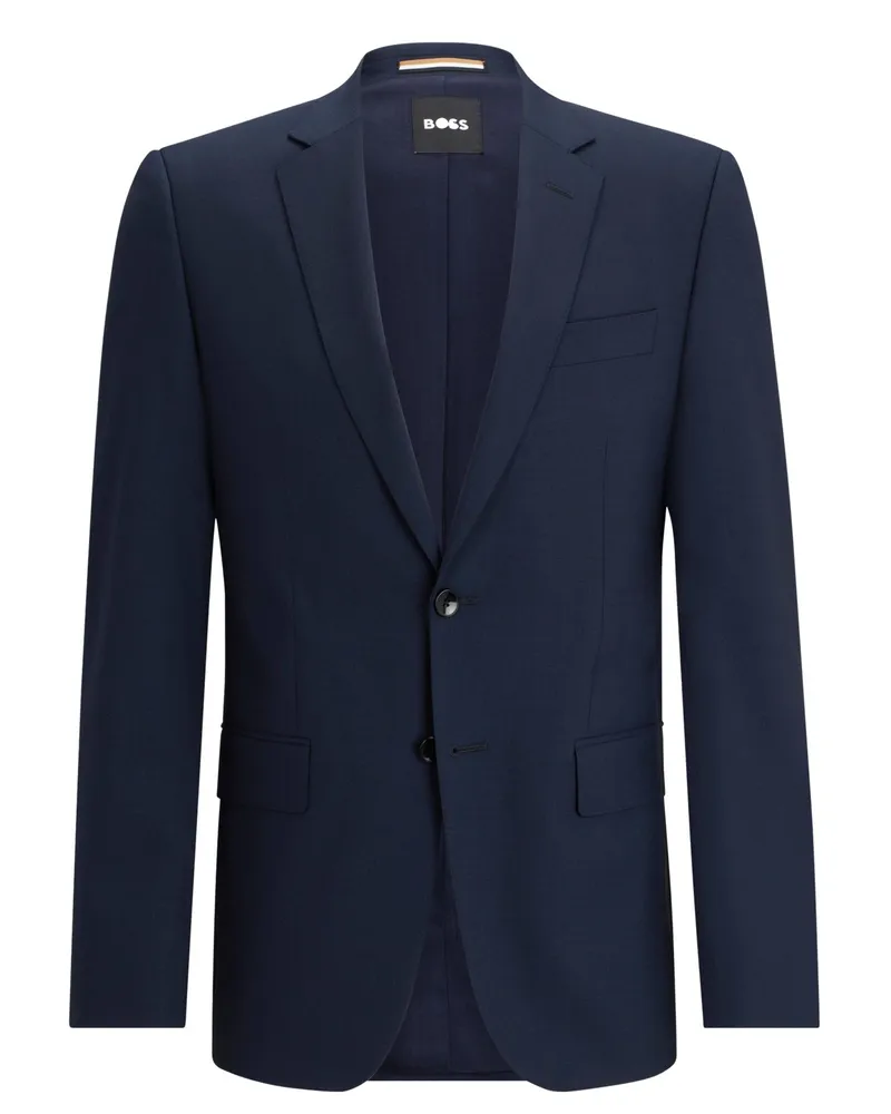 HUGO BOSS Baukasten-Sakko mit 4-Way-Stretch, Slim Fit in Marine