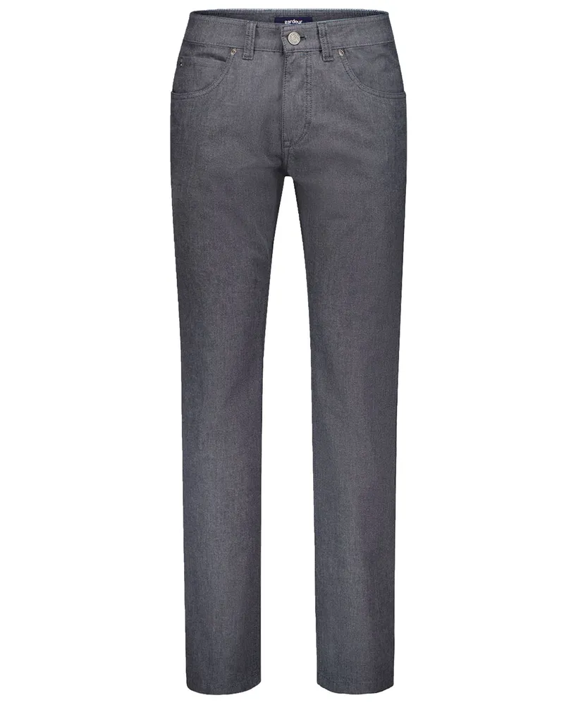 Atelier GARDEUR Leichte Stretch-Chino Bill-3 mit dezenter Struktur, Modern Fit in Grau
