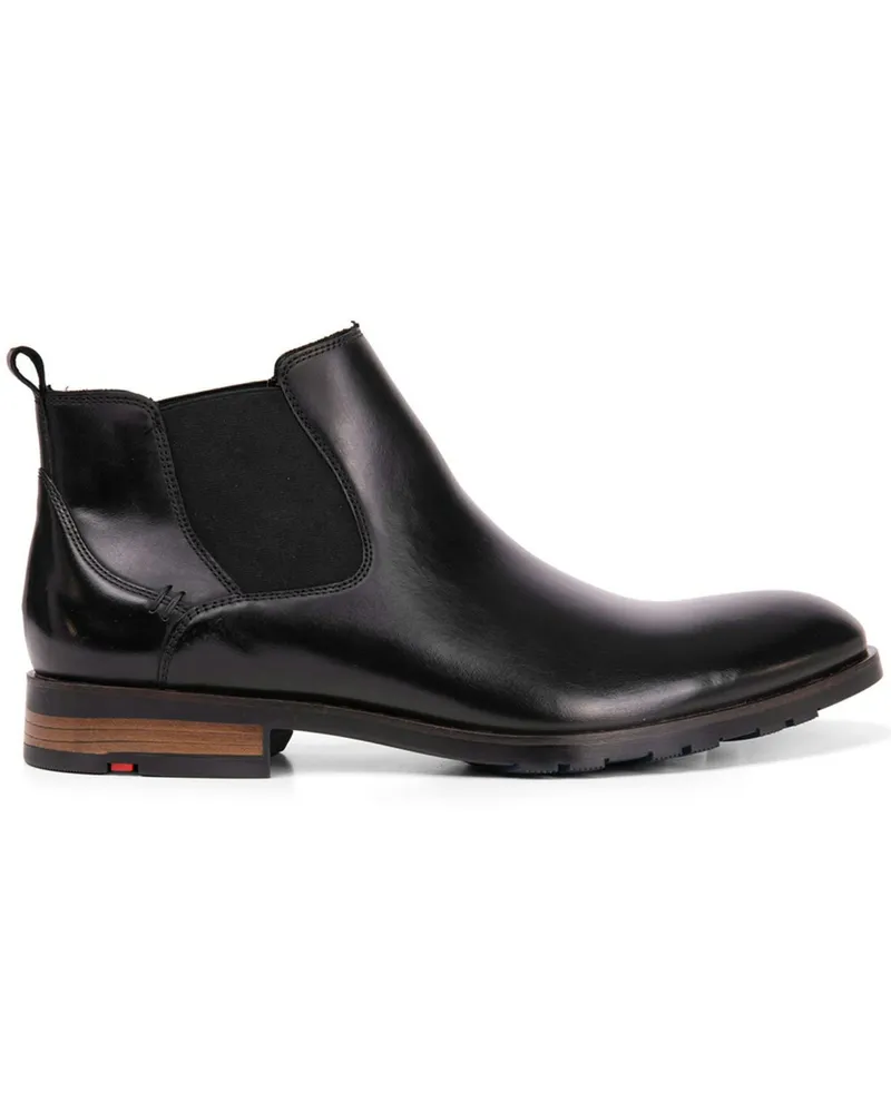 Lloyd Chelsea Boots DRAMON 315 aus Glattleder mit Zuglasche in Schwarz