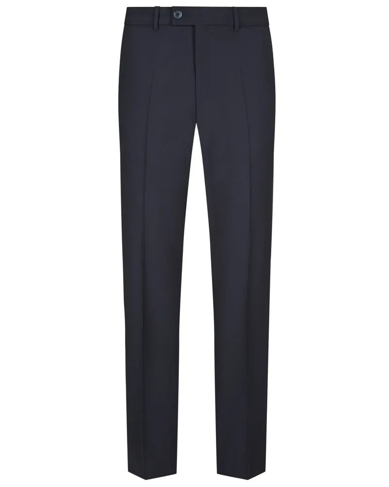 Hiltl Wollhose Piacenza mit Stretchanteil, Regular Fit in Marine