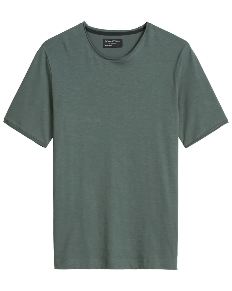 Marc O'Polo Leichtes T-Shirt aus Bio-Baumwolle, Regular Fit in Graublau