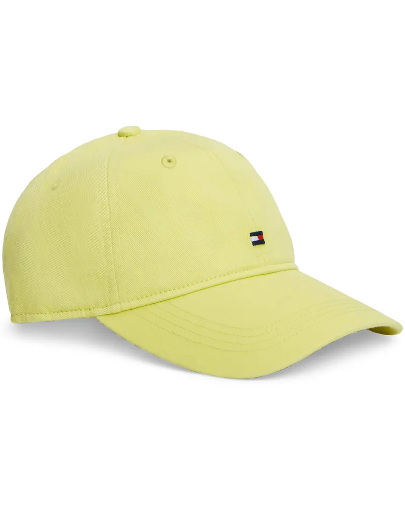 Tommy Hilfiger Cap aus Baumwolle mit Logo-Stickerei in Gelb