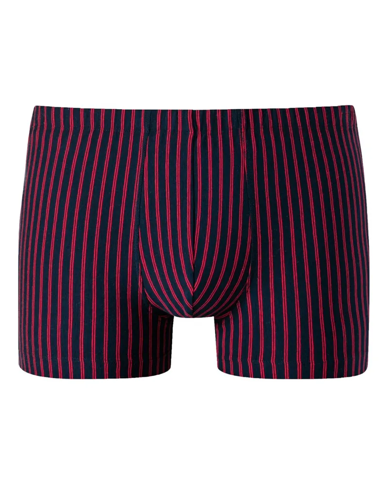 Schiesser Shorts aus Bio-Baumwolle und Stretch mit Streifen in Rot