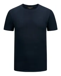 Replay Leichtes T-Shirt mit Rückennaht und O-Neck Marine