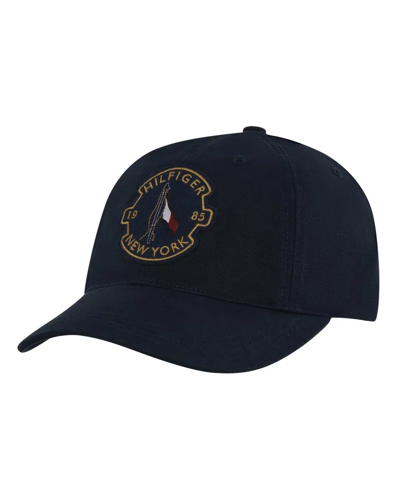 Tommy Hilfiger Baumwoll-Cap mit gesticktem Label-Aufnäher in Marine