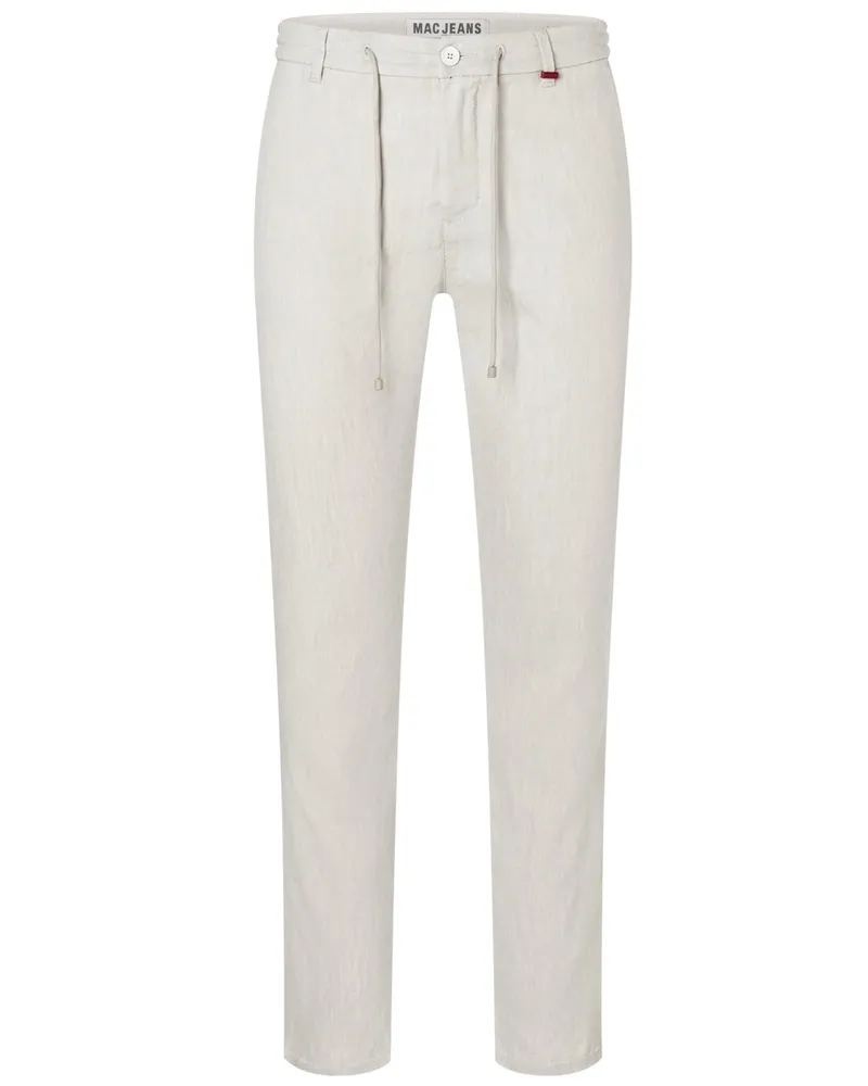 MAC Jeans Chino in Stretch-Qualität im Washed-Look, Modern Fit in Beige