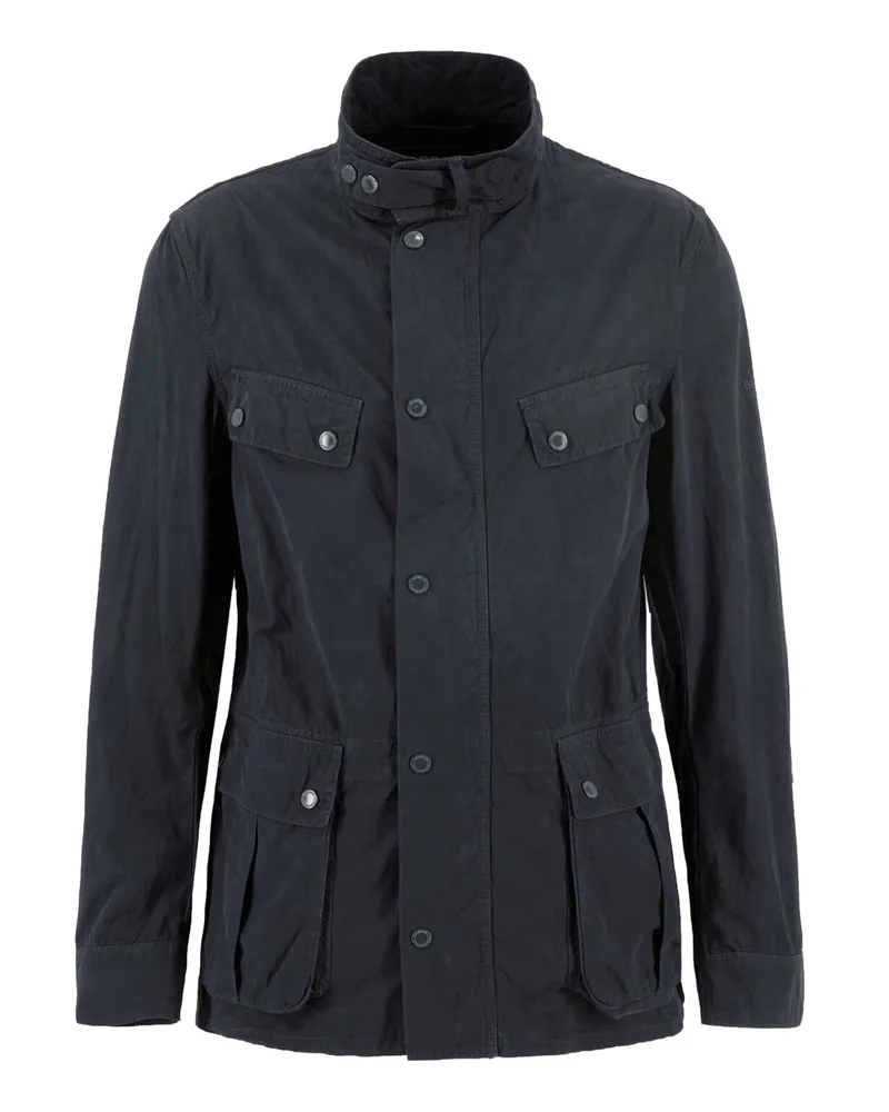 Barbour Garment Dyed Freizeitjacke Duke in Marine