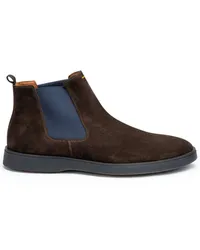 Lloyd Leichte Chelsea Boots aus Veloursleder mit Sneaker-Sohle Braun