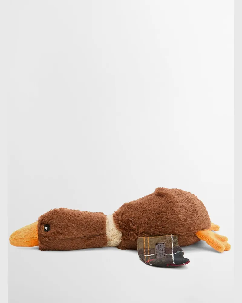 Barbour Hundespielzeug in Enten-Optik in Braun