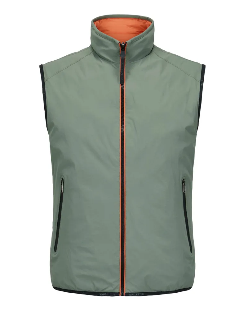 Milestone Wendeweste MSSilvano aus Mikrofaser und mit Sorona®-Füllung in Salbei