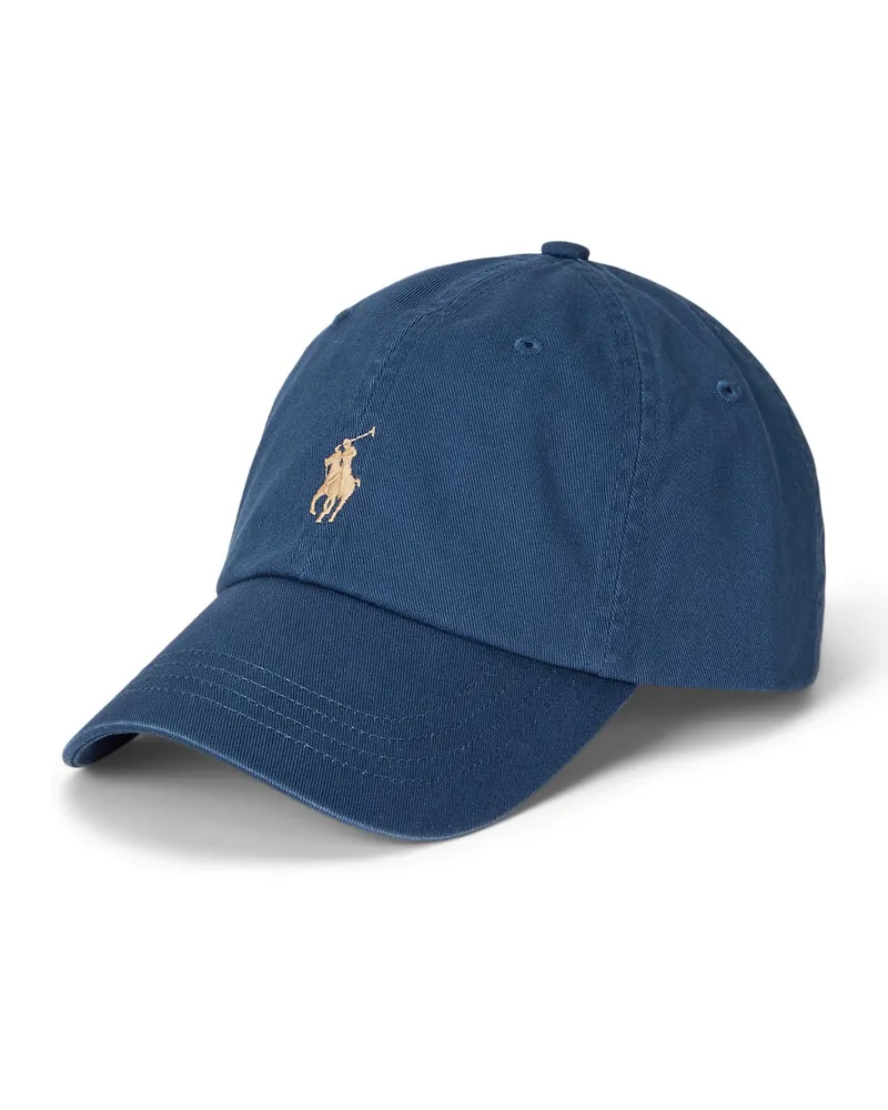 Ralph Lauren Cap aus Baumwolle mit gesticktem Logo-Aufnäher in Marine