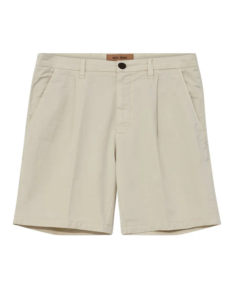 Mos Mosh Leichte Shorts aus einem Lyocell-Baumwolle-Mix in Kreide