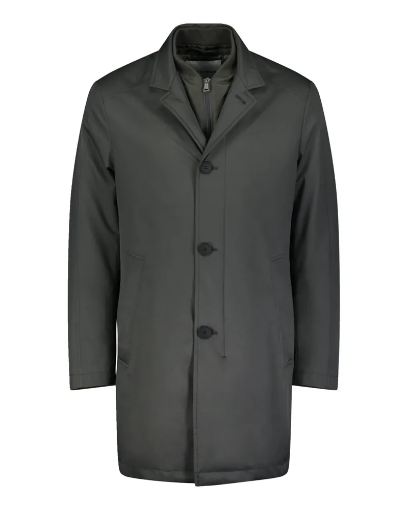 Roy Robson Leichter Funktionsmantel aus einem Nylon-Twill mit Blende in Grün