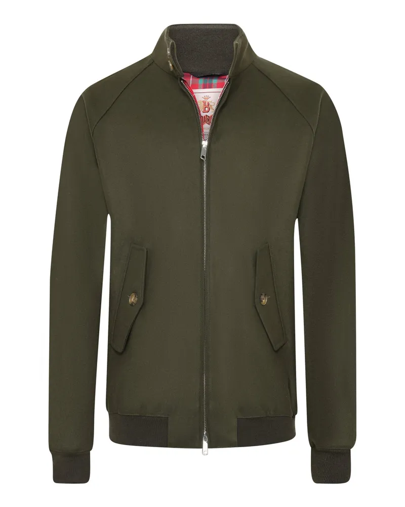 Baracuta Leichter Blouson aus einem Woll-Kaschmir-Mix in Grün