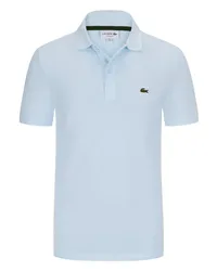 Lacoste Stretch-Poloshirt in Waffelpiqué mit Krokodil-Aufnäher, Regular Fit Hellblau