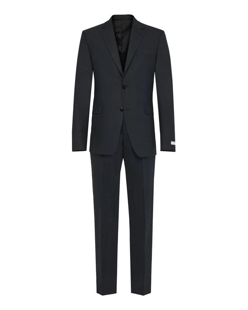 Tiger of Sweden Komplettanzug aus einem Wollmix mit Reverskragen in Anthrazit