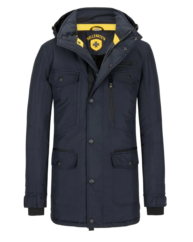 Wellensteyn Funktionsjacke Chester Winter mit Kapuze in Marine