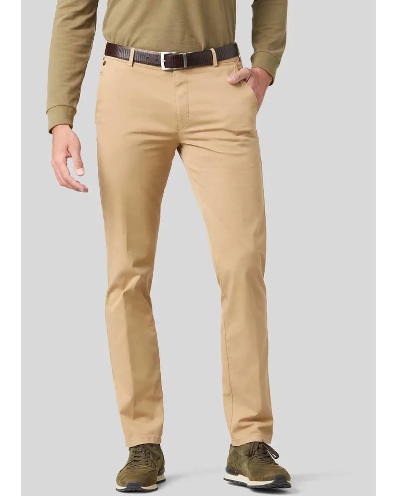 Meyer Hosen Chino aus einem Baumwollgemisch, Modern Fit Sand