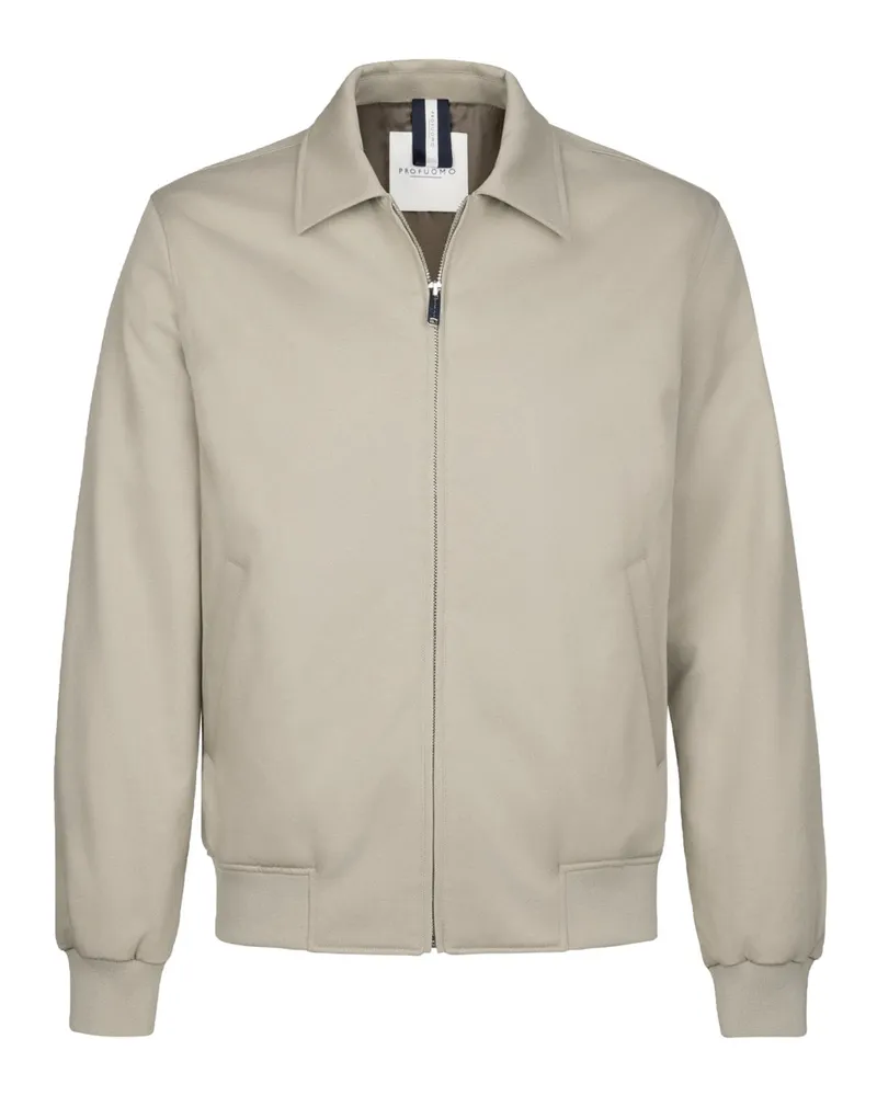 Profuomo Blouson aus einem Baumwollcanvas mit Sorona®-Isolation in Beige